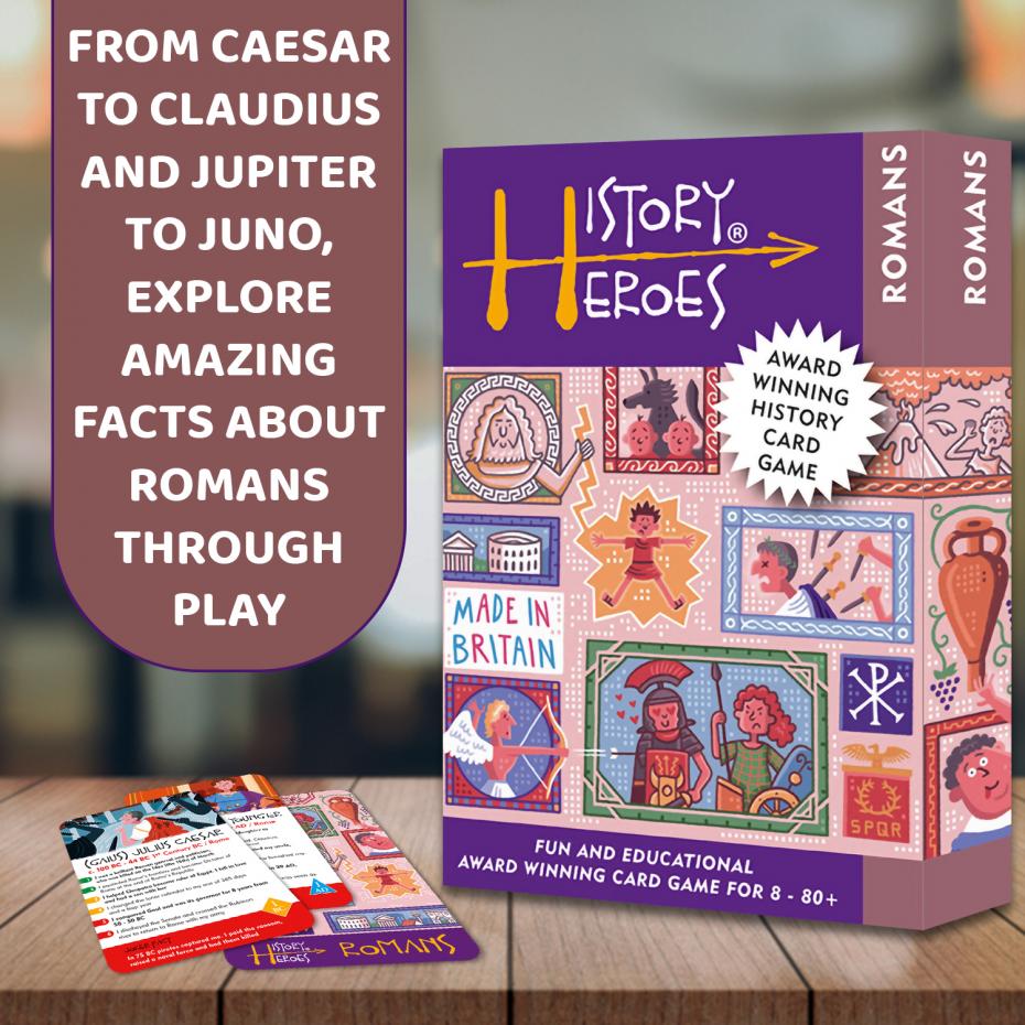 History Heroes: ROMANS family card game