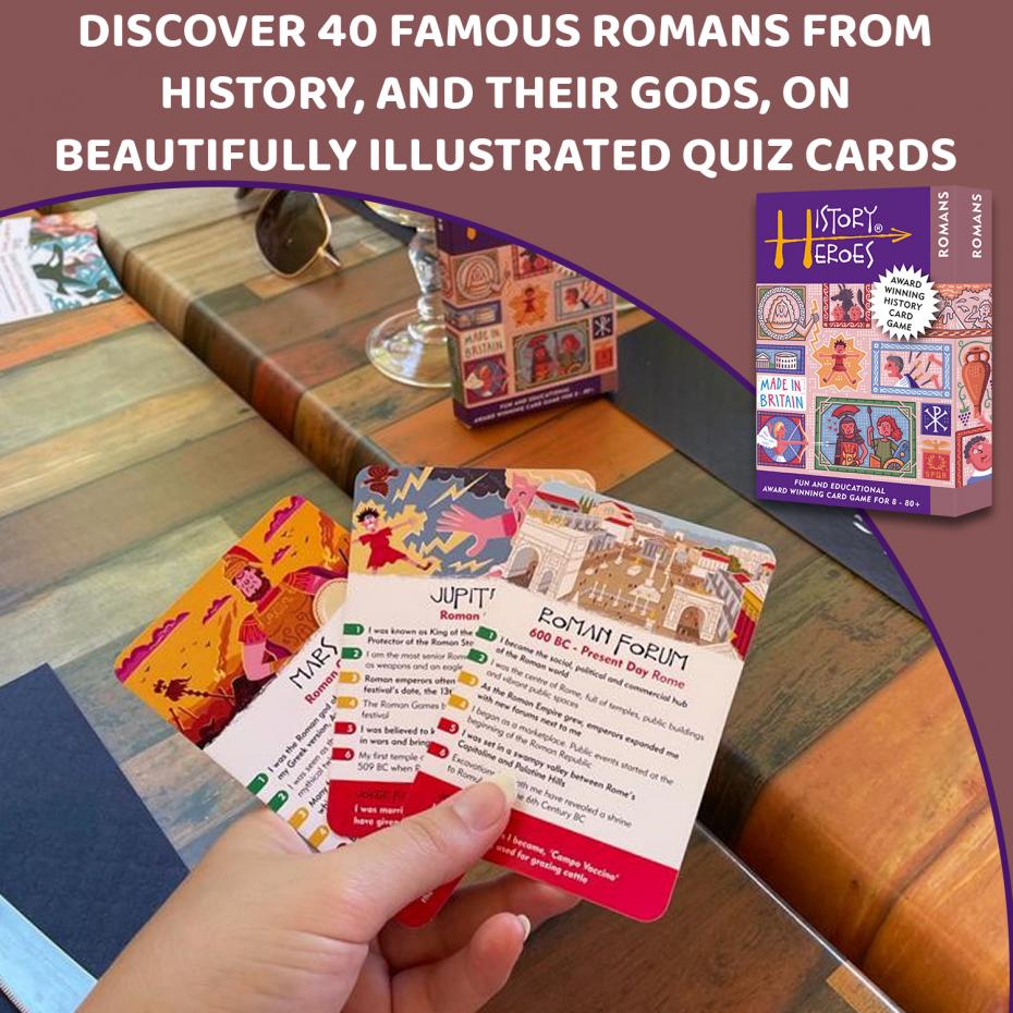 History Heroes: ROMANS fun & educational card game