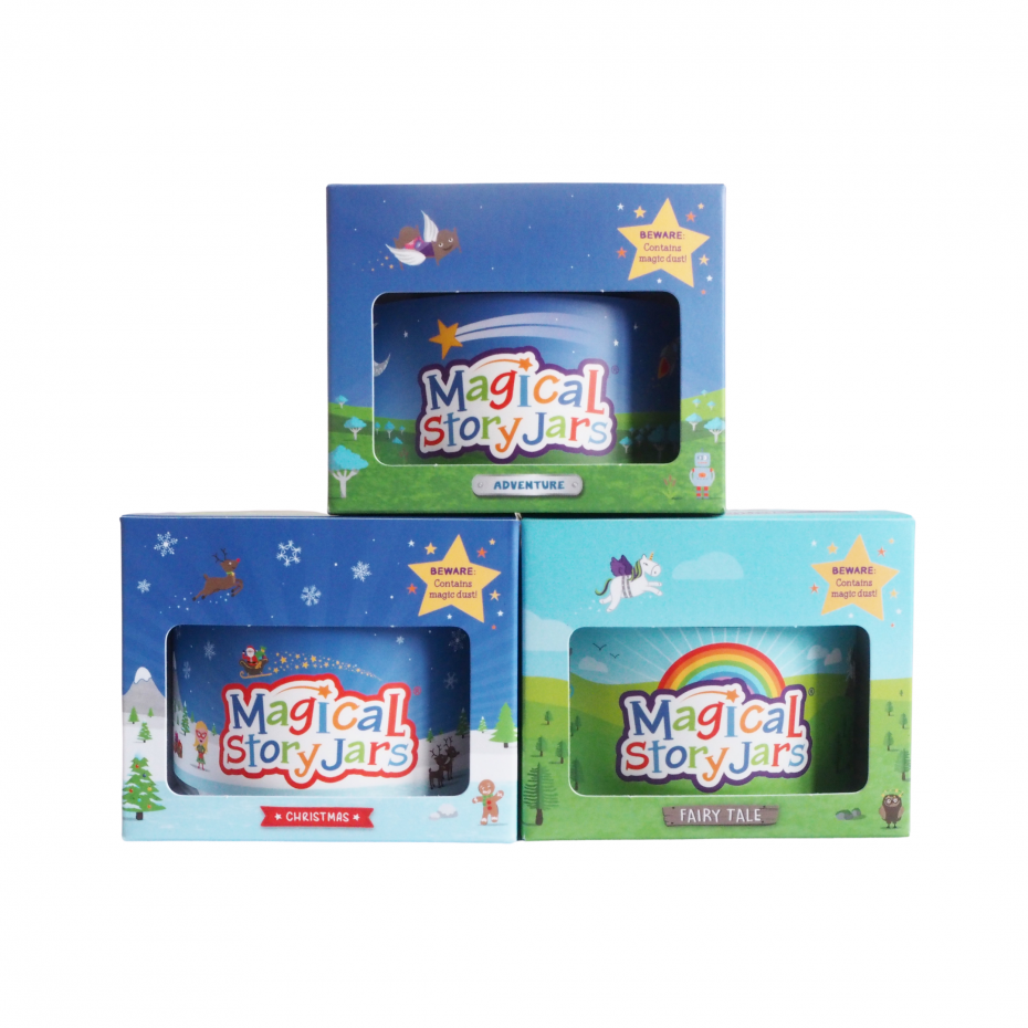 Magical Story Jars (fairy tale, adventure and Christmas themes)