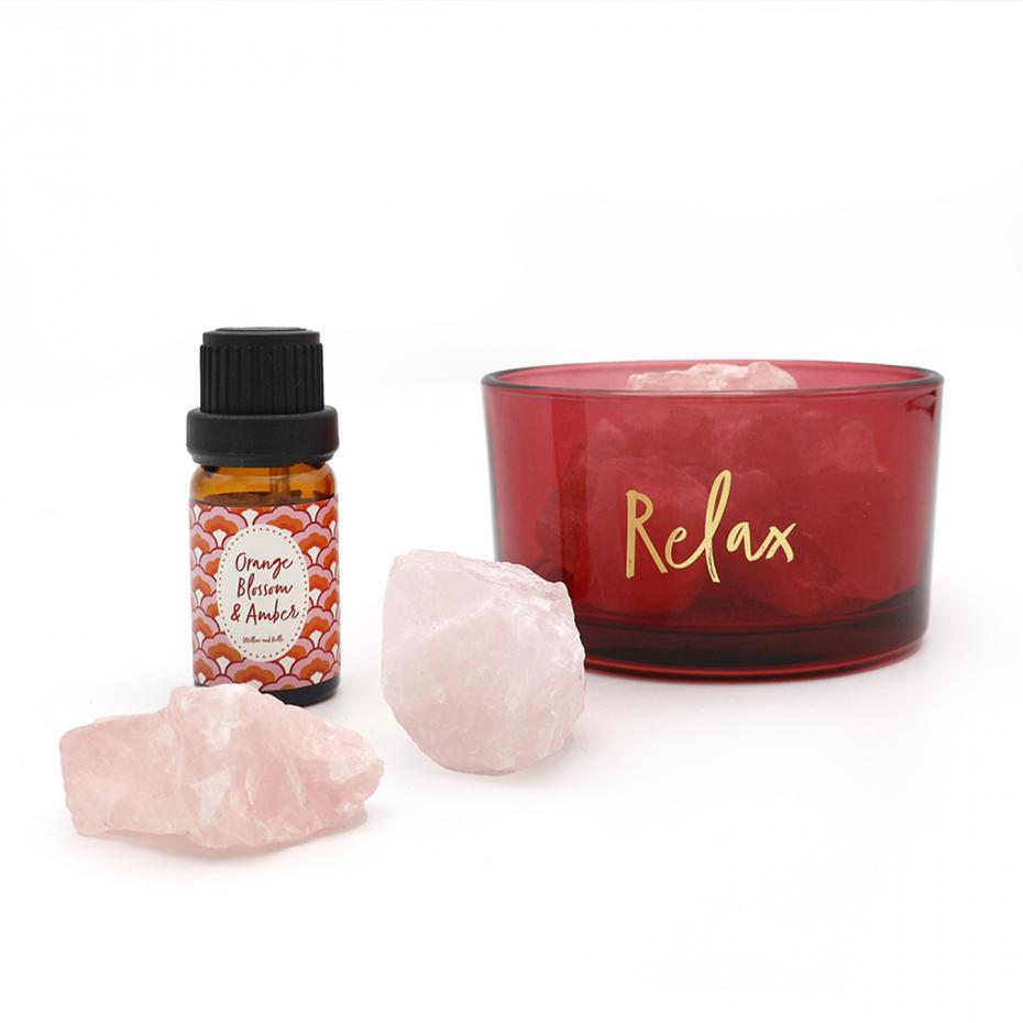 Crystal Diffuser Aroma Oil Gift Set